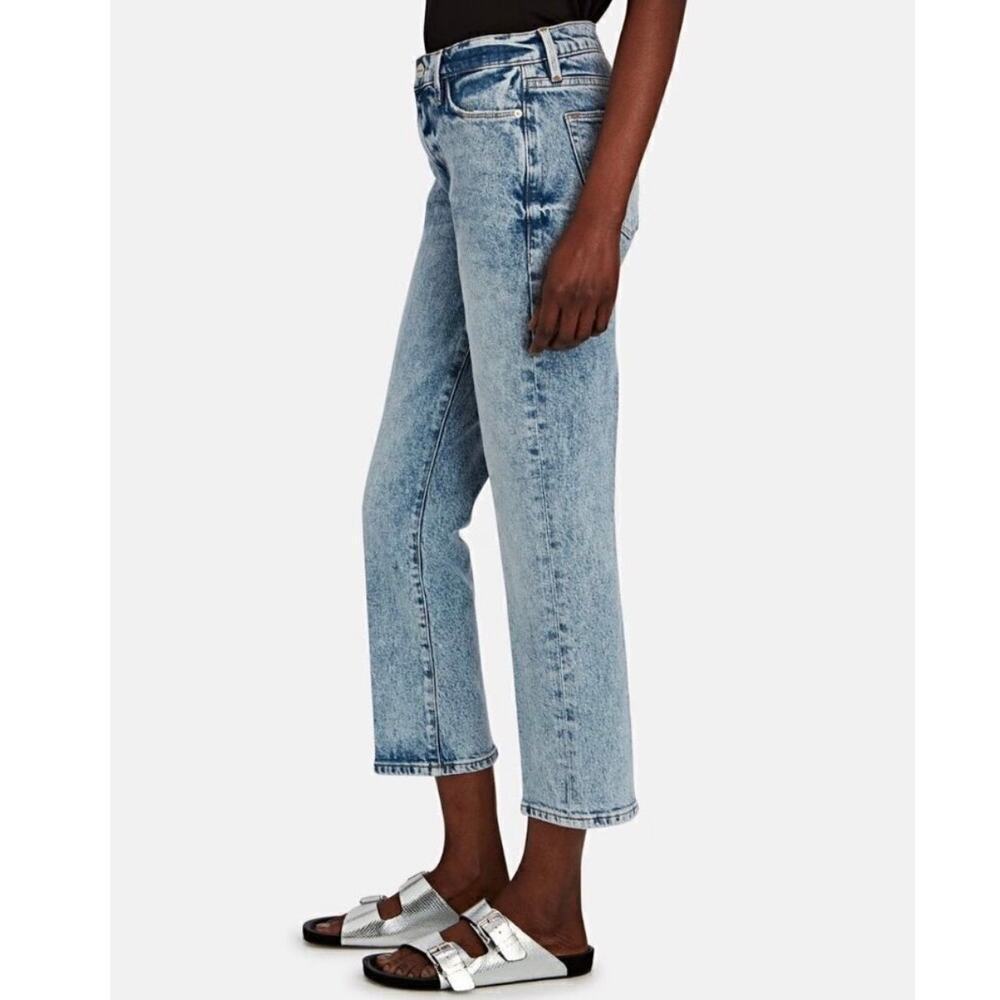 Frame Le High Straight jeans Lombard acid